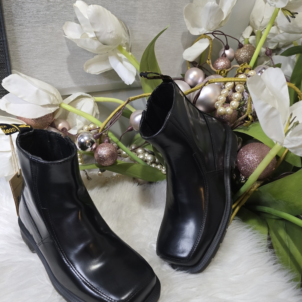 Dr.Martens Durrow Zip Black Boots womens Shoes Size5Color:black New - Picture 3 of 6